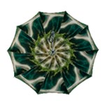 Waterfall Rocks Jungle Forest Automatic Folding Umbrella with Case (Large)