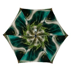 Waterfall Rocks Jungle Forest Automatic Folding Umbrella with Case (Small) from ArtsNow.com