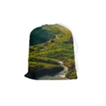 Mountains Trees Forest Drawstring Pouch (Medium)