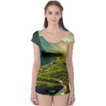 Mountains Trees Forest Boyleg Leotard 