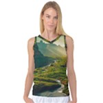 Mountains Trees Forest Women s Basketball Tank Top