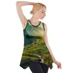 Mountains Trees Forest Side Drop Tank Tunic