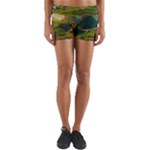 Mountains Trees Forest Yoga Shorts