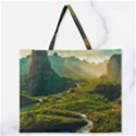 Zipper Large Tote Bag 