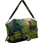 Mountains Trees Forest Canvas Crossbody Bag