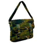 Mountains Trees Forest Buckle Messenger Bag