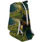 Mountains Trees Forest Travelers  Backpack