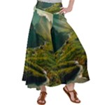 Mountains Trees Forest Women s Satin Palazzo Pants