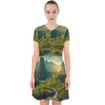 Mountains Trees Forest Adorable in Chiffon Dress