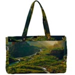 Mountains Trees Forest Canvas Work Bag