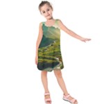 Mountains Trees Forest Kids  Sleeveless Dress
