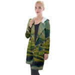 Mountains Trees Forest Hooded Pocket Cardigan