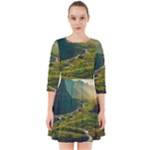 Mountains Trees Forest Smock Dress