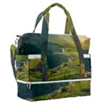 Mountains Trees Forest Sports Shoulder Bag with Shoes Compartment