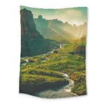 Mountains Trees Forest Medium Tapestry