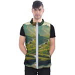 Mountains Trees Forest Men s Puffer Vest