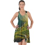 Mountains Trees Forest Show Some Back Chiffon Dress