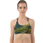 Mountains Trees Forest Back Web Sports Bra
