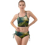 Mountains Trees Forest Mini Tank Bikini Set