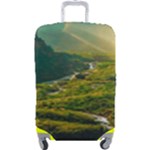 Mountains Trees Forest Luggage Cover (Large)