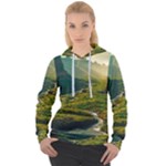 Mountains Trees Forest Women s Overhead Hoodie