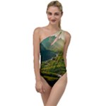 Mountains Trees Forest To One Side Swimsuit
