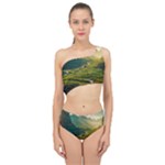 Mountains Trees Forest Spliced Up Two Piece Swimsuit