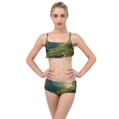 Layered Top Bikini Set 