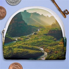 Horseshoe Style Canvas Pouch 