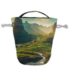 Drawstring Bucket Bag 