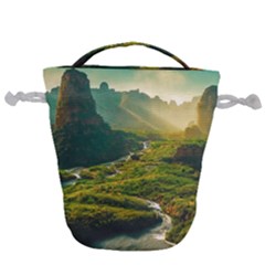 Drawstring Bucket Bag 