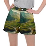 Mountains Trees Forest Women s Ripstop Shorts