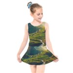 Mountains Trees Forest Kids  Skater Dress Swimsuit