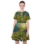 Mountains Trees Forest Sailor Dress
