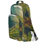 Mountains Trees Forest Double Compartment Backpack