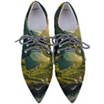 Mountains Trees Forest Pointed Oxford Shoes