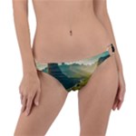 Mountains Trees Forest Ring Detail Bikini Bottoms