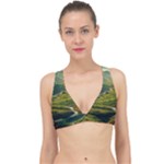 Mountains Trees Forest Classic Banded Bikini Top