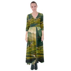 Button Up Maxi Dress 