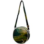 Mountains Trees Forest Crossbody Circle Bag