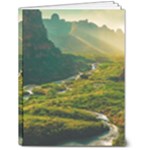 Mountains Trees Forest 6  x 8  Hardcover Notebook