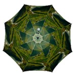 Mountains Trees Forest Automatic Folding Umbrella with Case (Medium)