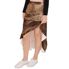 Asymmetrical Ruffle Hem Skirt  