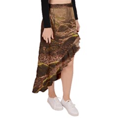 Asymmetrical Ruffle Hem Skirt  