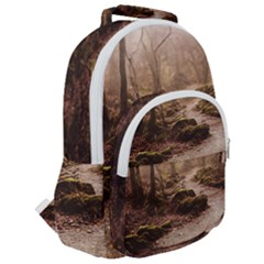 Rounded Multi Pocket Backpack 