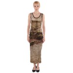Path Trees Forest Fantasy Fitted Maxi Dress