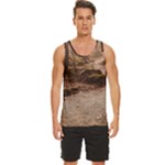 Path Trees Forest Fantasy Men s Wide Collar Tank Top