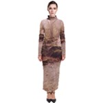 Path Trees Forest Fantasy Turtleneck Maxi Dress