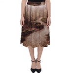 Path Trees Forest Fantasy Classic Midi Skirt