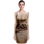 Path Trees Forest Fantasy Classic Sleeveless Midi Dress